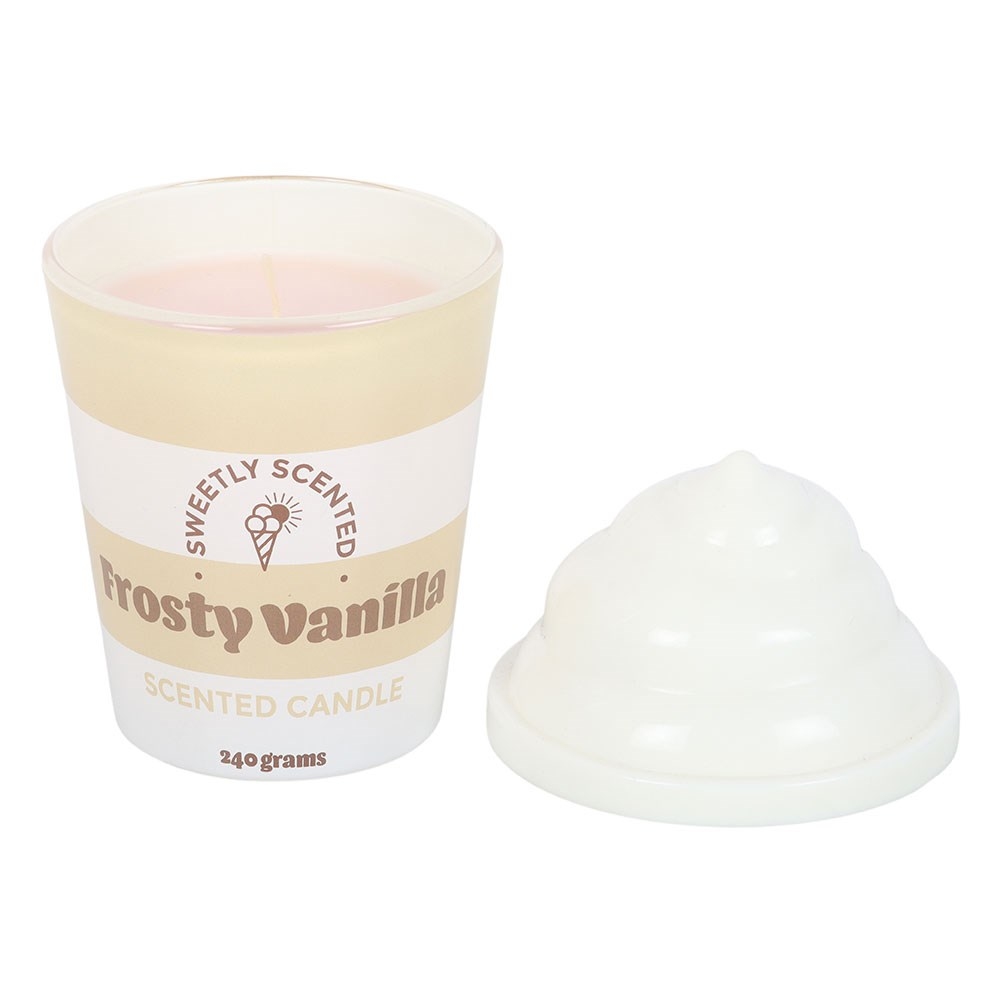 Something Different - Frosty Vanilla Ice Cream Scented Candle - Multicolours